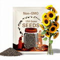 Sereniseed Sunflower Seeds Collection (10-Pack) – 100% Non GMO, Open Pollinated – Grow Guide