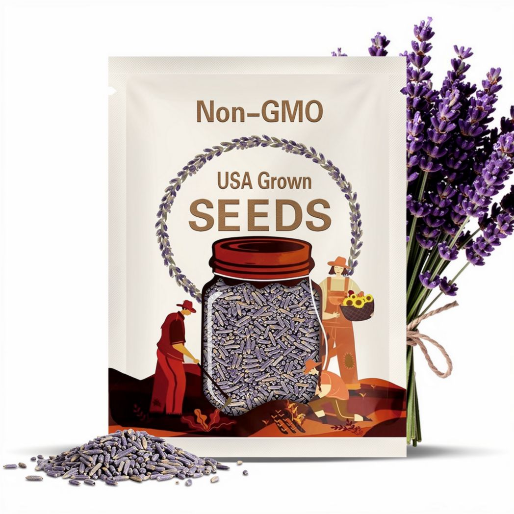 100s|French Lavender Seeds | Fragrant Perennial | Easy to Grow | Gardens, Pots & Dried Arrangements | Non-GMO |Pollinator-Friendly #C005