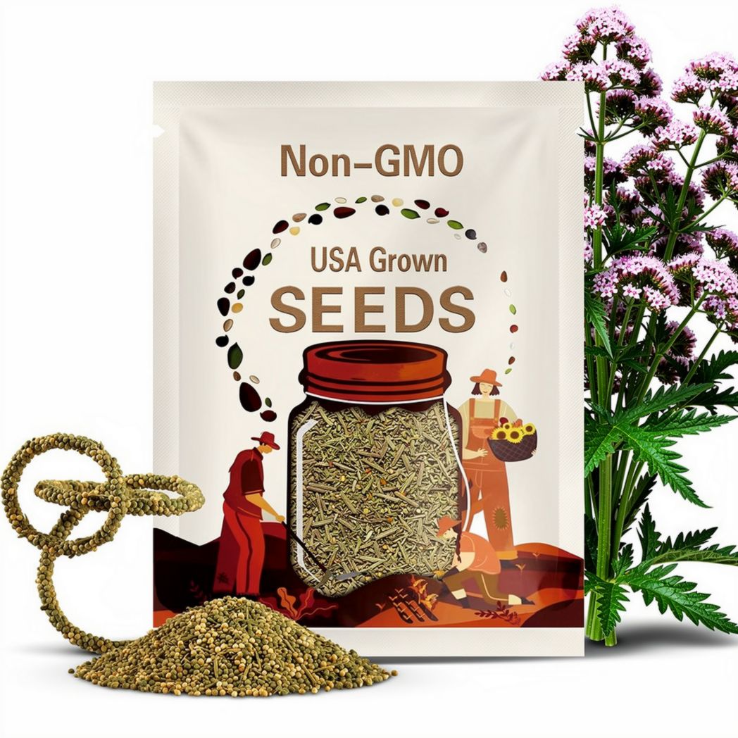 Valerian Herb Seeds - Heirloom Seeds, Medicinal Herb Seeds, Natural Sleep Aid, Open Pollinated, Non-GMO
