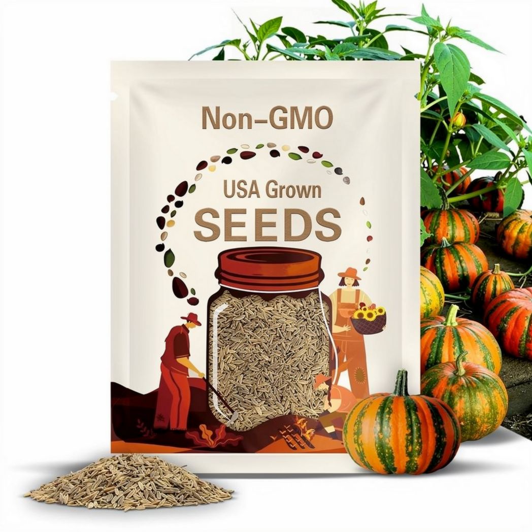 10 Prism Pumpkin Seeds. Ships free