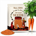 Carrot Seeds - Organic, Heirloom, Open Pollinated, Non GMO - Grow Indoors, Outdoors, In Pots, Grow Beds, Soil, Hydroponics & Aquaponics