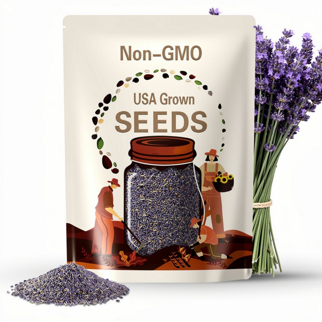 Munstead Lavender Seeds – Heirloom Flower, Culinary & Medicinal Herb, Fragrant and Compact Garden Variety | 50 Seeds