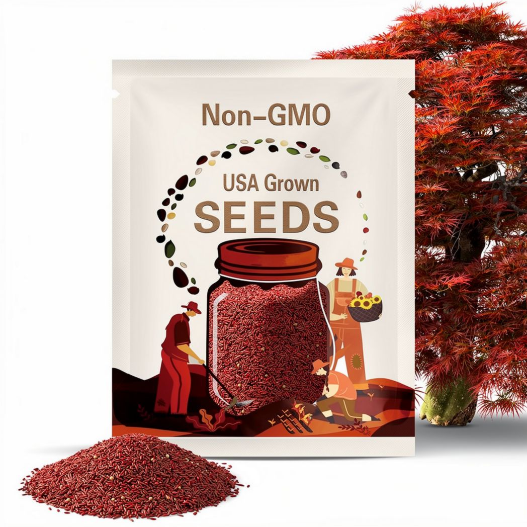 Red Strata B Japanese Maple Tree (Acer Palmatum 'Red Strata B') Seeds - NEW FOR FALL 2024