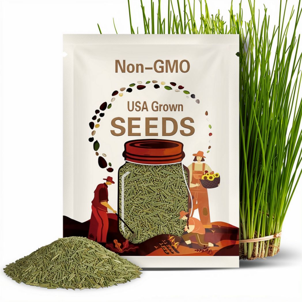 Cat Grass | 50 Seeds | Heirloom Ornamental Grass | Pet Friendly | Non-GMO | Cereal Barley Grain |Hordeum vulgare Variegate