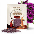 50pcs Purple Sunflower Field ‘Violet Glow’ Seeds – Rare Non-GMO Heirloom Variety – Deep Violet Blooms for Striking Garden Landscapes