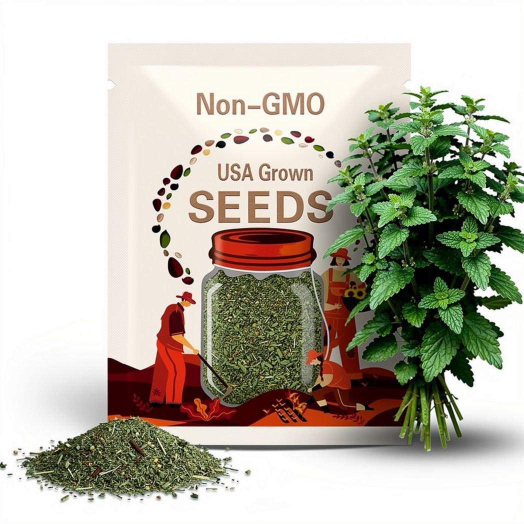 Non-GMO Catnip Seeds: Fresh Herb Perennial for Cats